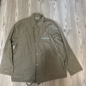 Essentials Men's Taupe Lightweight Jacket